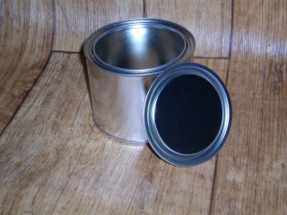 Plechovka na farby + viečko 830 ml (50 ks a viac)