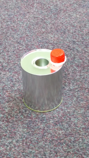 Plechová fľaša + uzáver 830ml