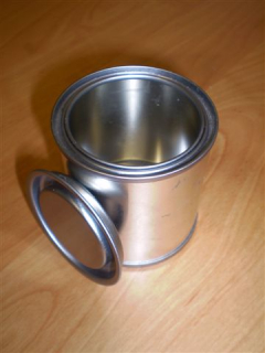 Plechovka na farby + viečko 150 ml (1-299 ks)